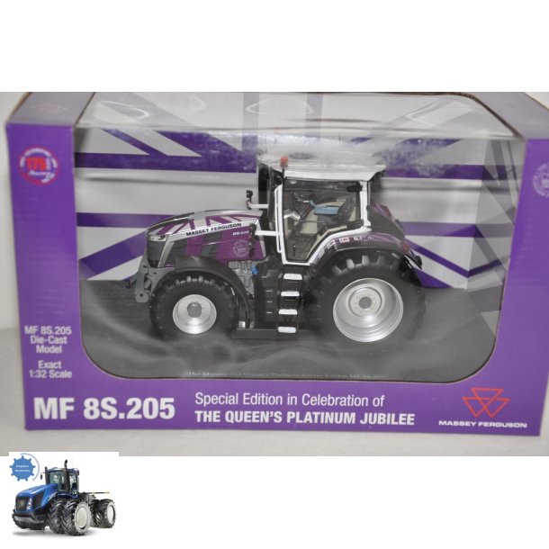 Massey Ferguson 8s205 Queens Limited Jubilee Edition Universal Hobbies Kongeåens Modelhobby 